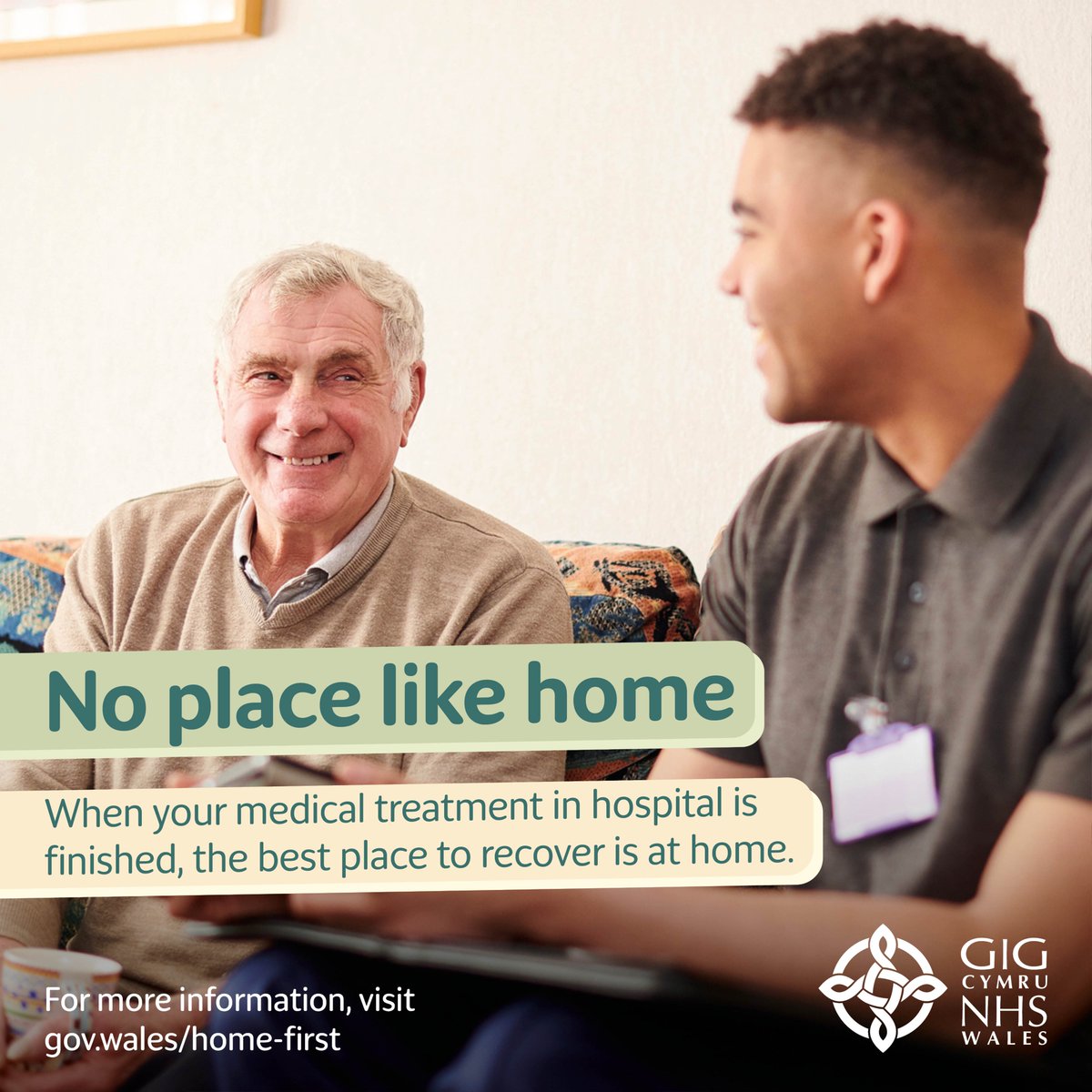 DeltaWellbeing's tweet image. Recovering at home reduces the risk of health problems associated with time spent in a hospital bed and helps speed up recovery.

We support @WelshGov’s #HomeFirst approach by helping people return home as soon as they are medically fit.

gov.wales/home-first