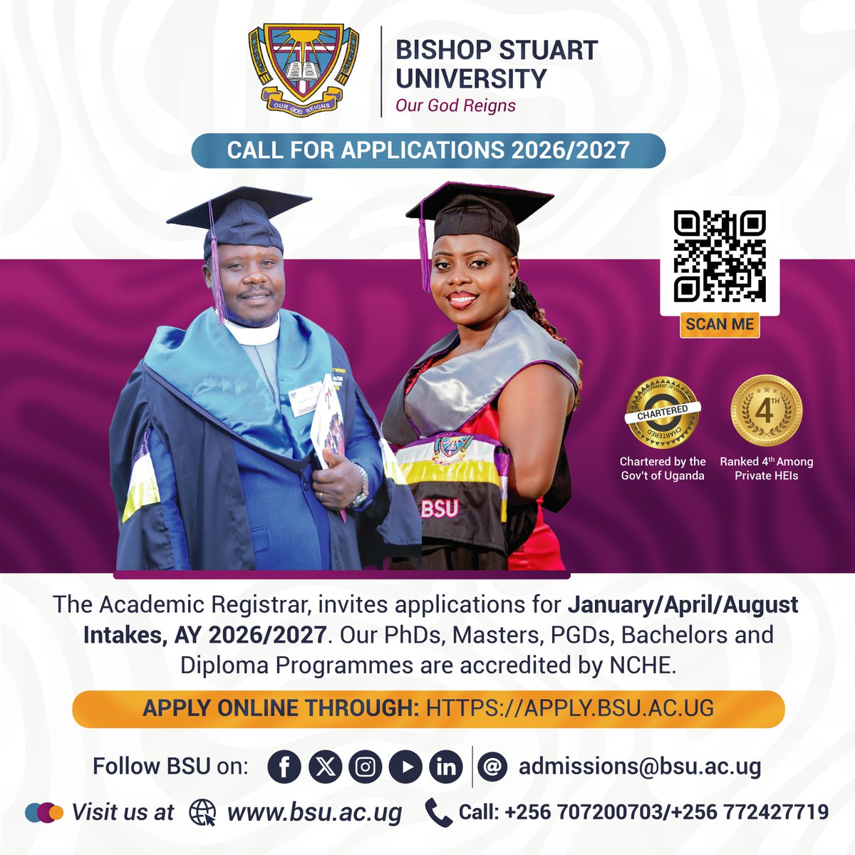 Bishop Stuart University tweet media