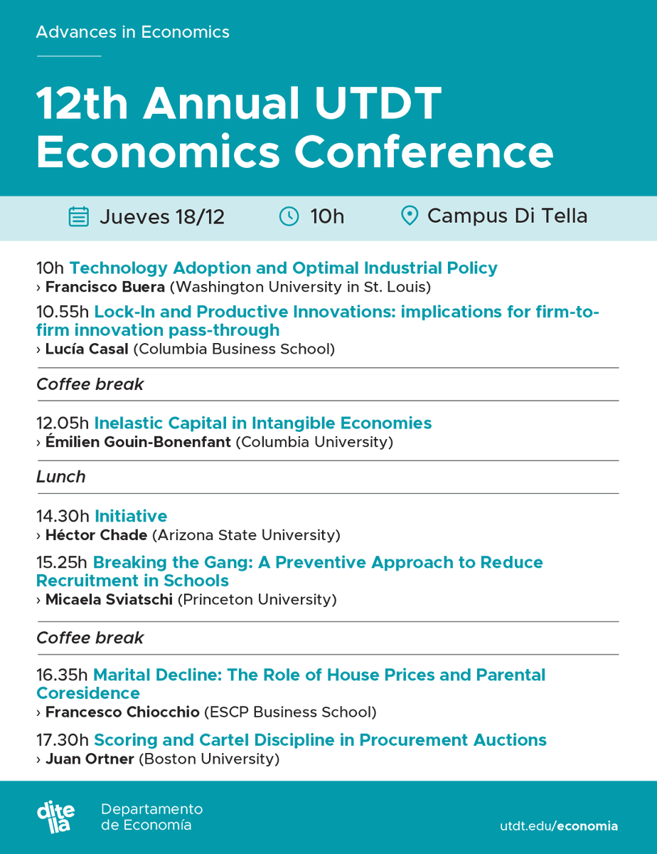 Economía UTDT tweet media