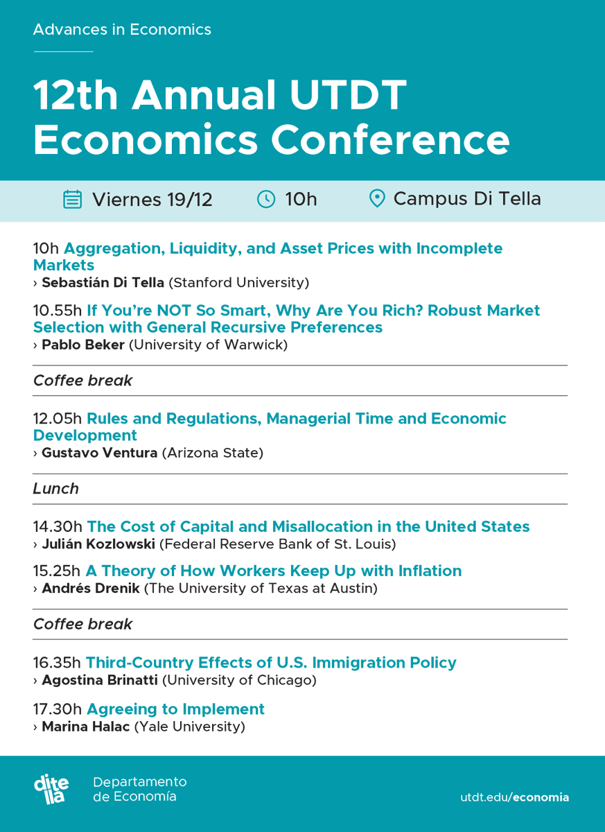 Economía UTDT tweet media