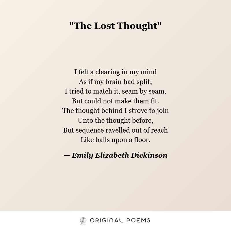 0riginalpoems's tweet image. When your brain tries to reconnect a thought and it just… rolls away like a ball on the floor.

#PoemOfTheDay #RelatablePoetry