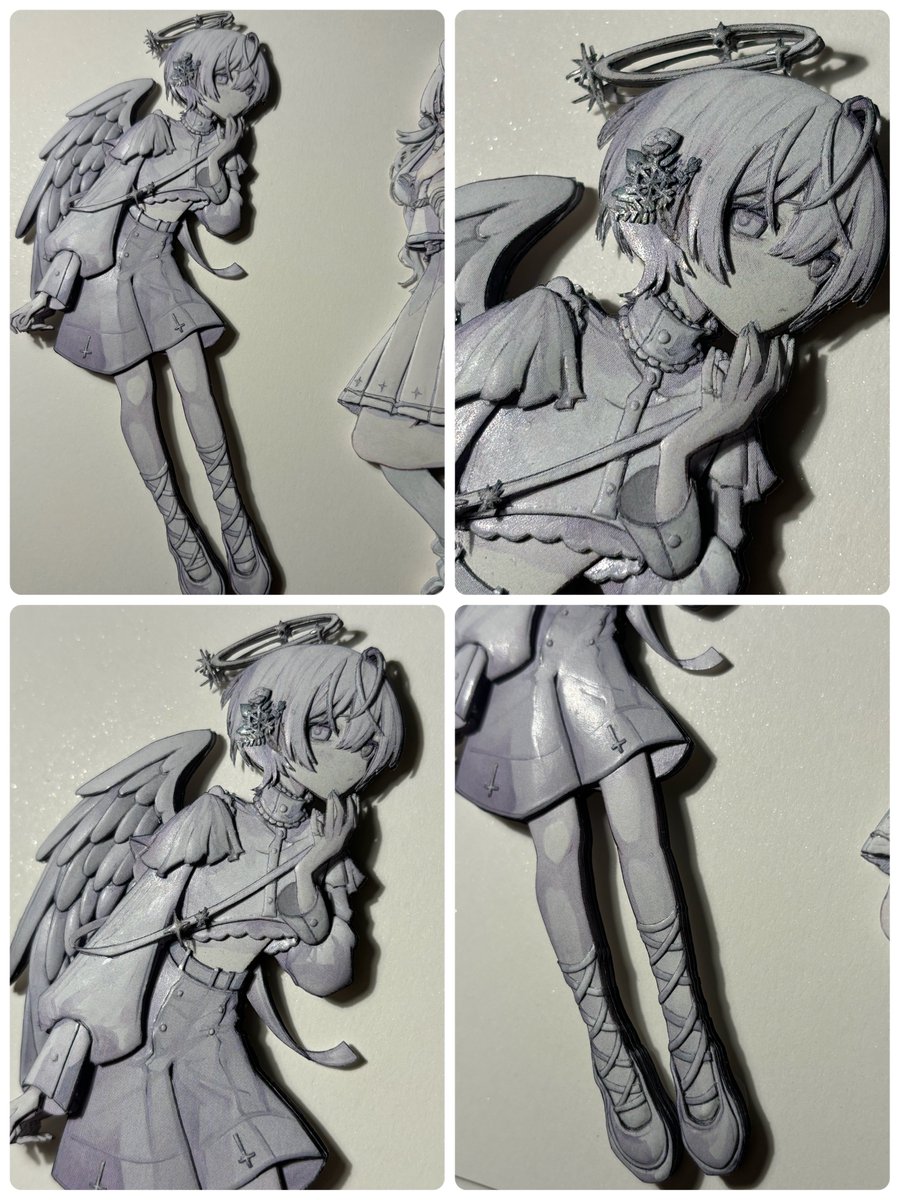 hero_shadowbox's tweet photo. 【お知らせ】
本日から日曜日まで原宿デザフェスギャラリーにて開催されるオカユウリさん、yluさん二人展「 #エーテルと白く溶ける 」にて昨年製作させていただいたシャドーボックス作品を展示・販売しております。

一年ぶりのお披露目、ご来場の際には是非間近で、色んな角度からご覧ください。 https://t.co/TxhZA1Fm0d