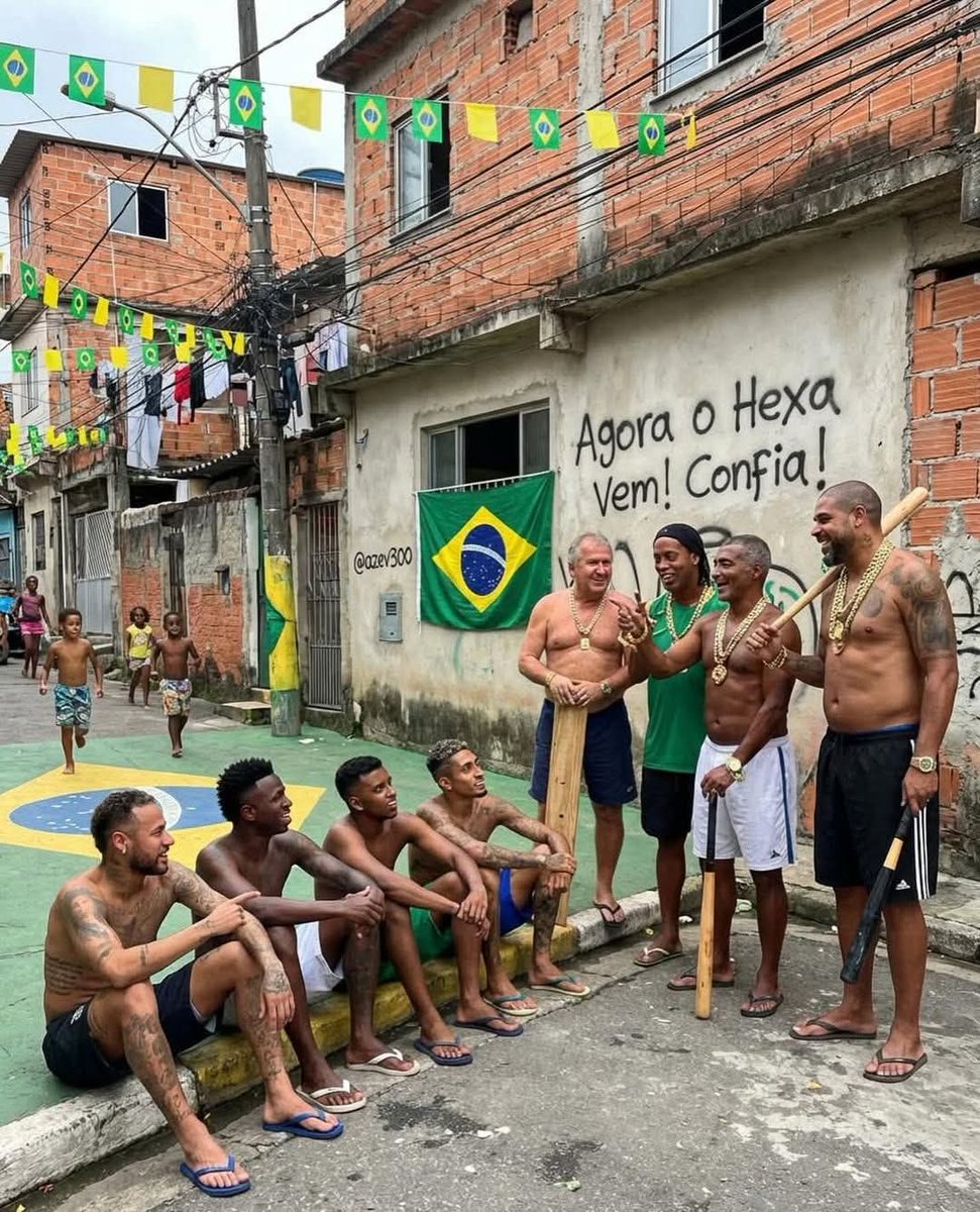 Esta foto que subió Romario en su Instagram es AURA TOTAL. 🌟🇧🇷