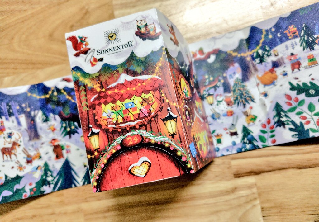 自慢するためにきた！
小倉さんが紅茶をくださったのだけど、何とアドベント☕️紅茶で、パッケージが可愛い上に毎日違う味が楽しめる！今日はりんご🍎だった。楽しみ！
しかもかわいいかわいいばふシールもくださった嬉しい🥰💓💓