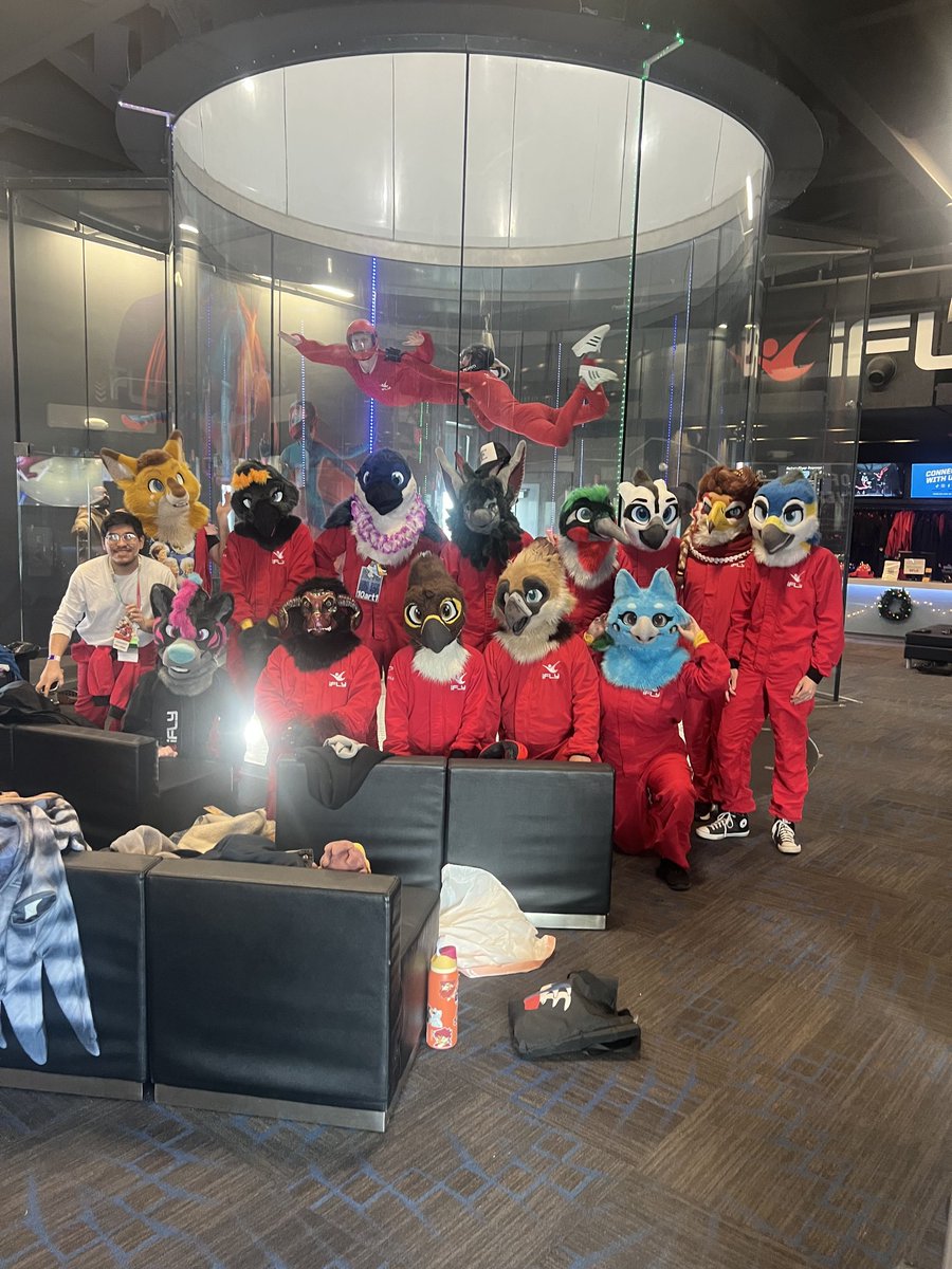Had some fun at an Ifly place with my fellow birds during MFF