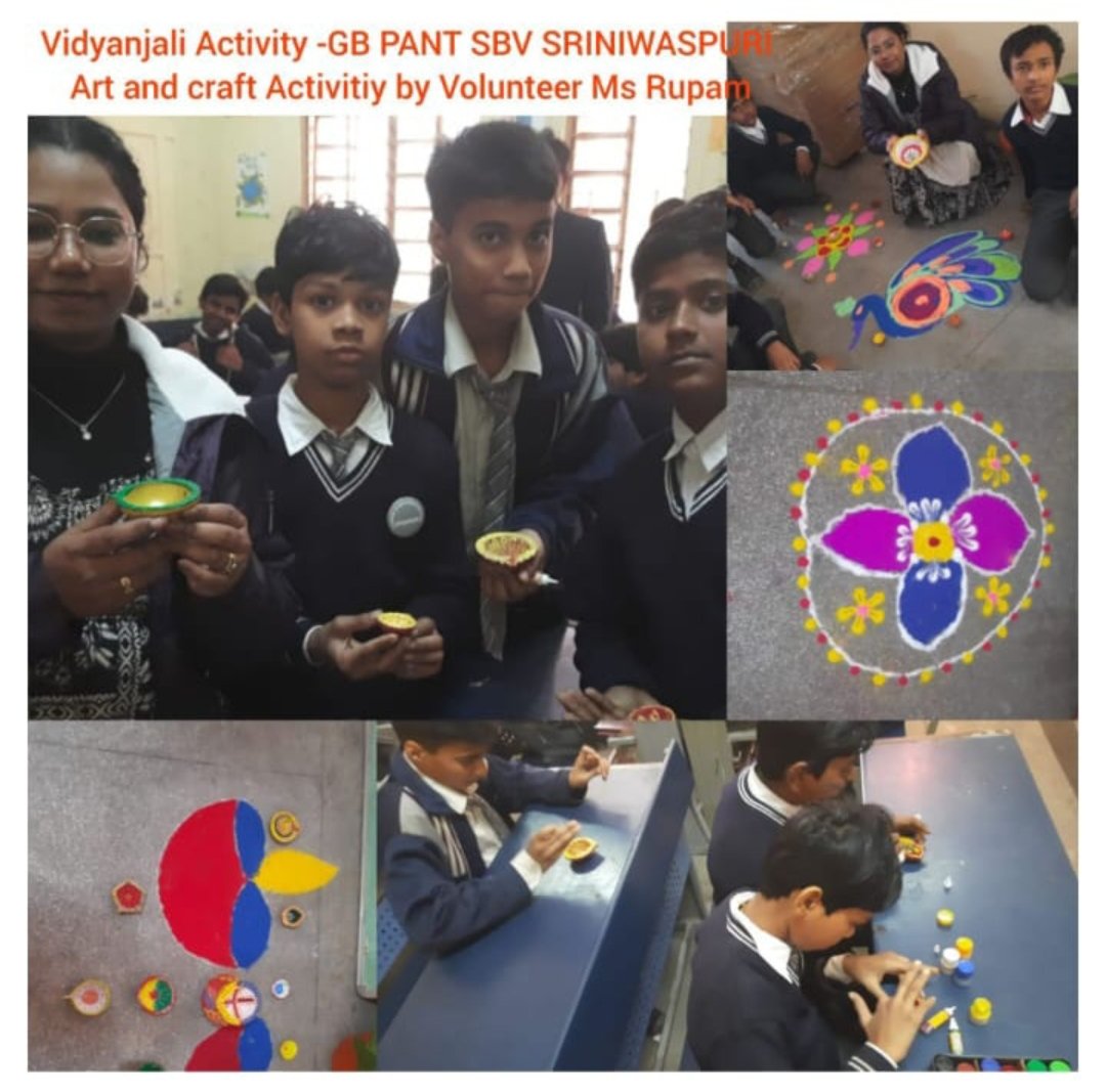 ☘️ Vidyanjali Utsav 2025☘️
#Volunteer Ms Rupam conducted Art &amp; Craft Activity for 15 class VII A students ☘️ 
<a href="/gbpant_g/">G B PANT SBV SNP</a> 
<a href="/vidyanjali_edu/">Vidyanjali</a> 
<a href="/VidyanjaliDelhi/">Vidyanjali Delhi</a> 
<a href="/SharmaArchana12/">Sharma Archana</a> 
<a href="/NikhatCRCC/">Nikhat CRCC</a> 
<a href="/AakanakshaB/">Aakanaksha Beerh</a> 
<a href="/minhajalamkhan1/">Mohd Minhaj Alam khan</a>