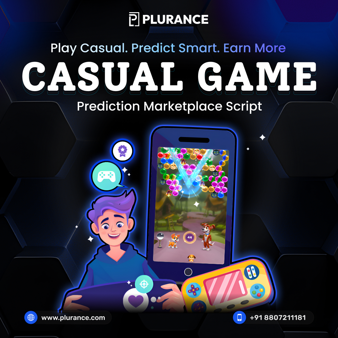 plurancetech's tweet image. Launch a next-gen #gameprediction ecosystem with #Plurance’s #CasualGame #Prediction Marketplace Script - delivering ultra-smooth #gameplay, real-time outcomes, and highly #rewarding models

📞 +91 8807211181 | 💬 Telegram: @Pluranceteck

#UAE #India #USA #UK #Singapore #gaming