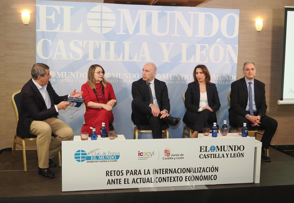 ‘RETOS PARA LA INTERNACIONALIZACIÓN ANTE EL ACTUAL CONTEXTO ECONÓMICO’, por <a href="/elmundocyl/">elmundocastillayleon</a>  

Hemos compartido mesa y experiencias con <a href="/jcyl/">Junta de Castilla y León</a>,<a href="/Postquam/">Postquam</a> <a href="/BdeAlberto/">deAlberto</a> 

Jornada muy interesante. 
¡Gracias!