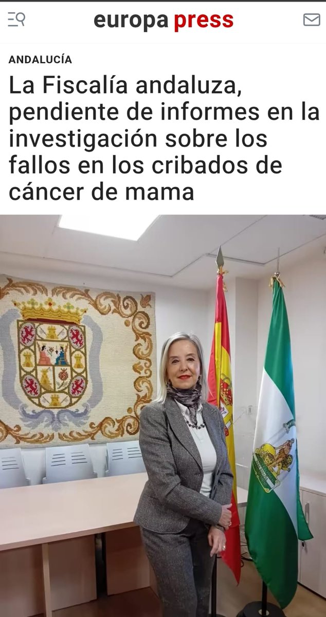 🔴 ¿Responderá Moreno Bonilla a la Justicia sobre la investigación de los fallos en los cribados de cáncer con la misma celeridad que suele tener para dar dinero a la sanidad privada?

NOOO. 
europapress.es/andalucia/noti…