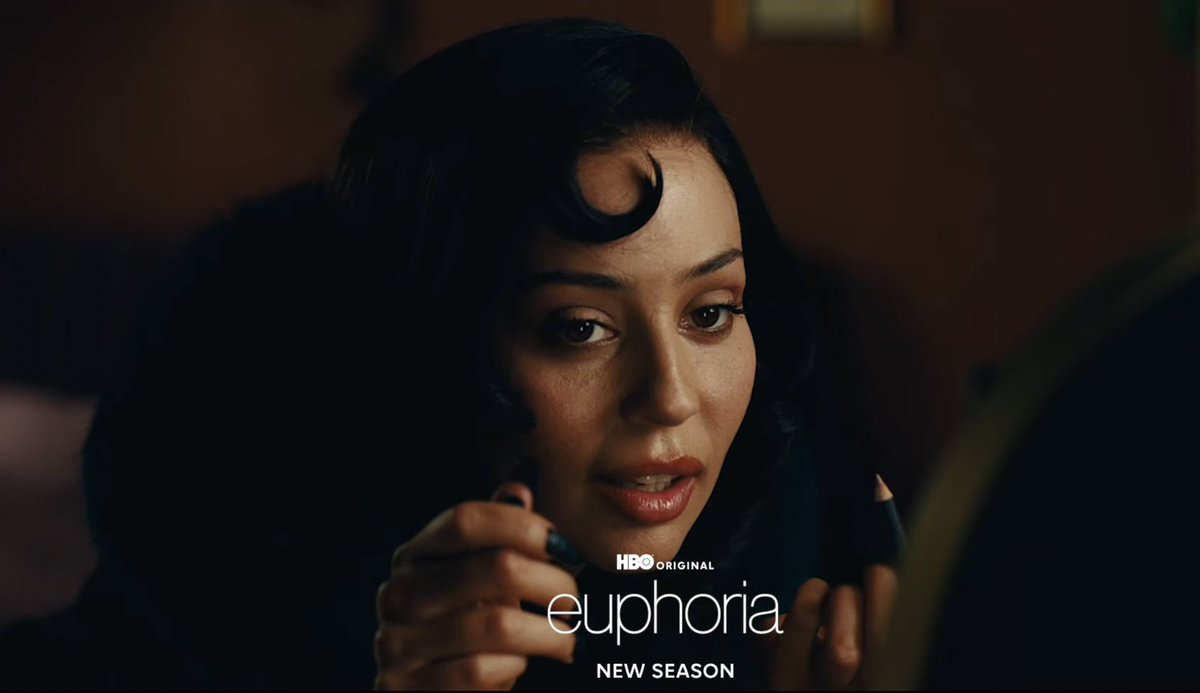 alexafiles's tweet image. first look at alexa demie in euphoria season 3
