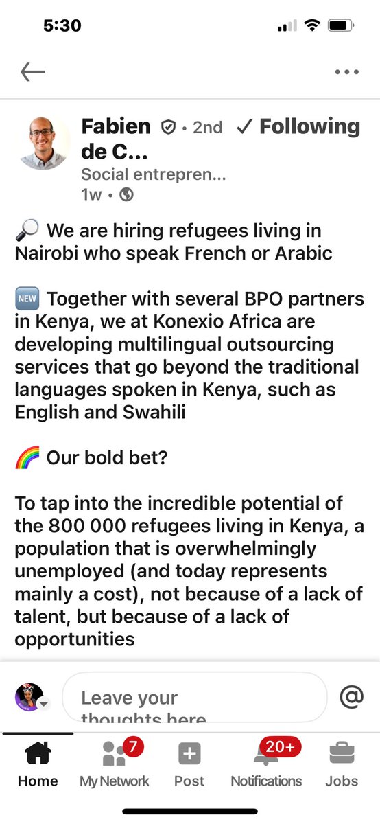 Take over is real. When you see foreigners hired before locals who don’t have jobs.