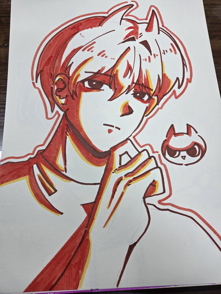 kkiyag214463's tweet photo. 생존신고 겸 올리는 사인펜 미특 https://t.co/3bJSakpFcG
