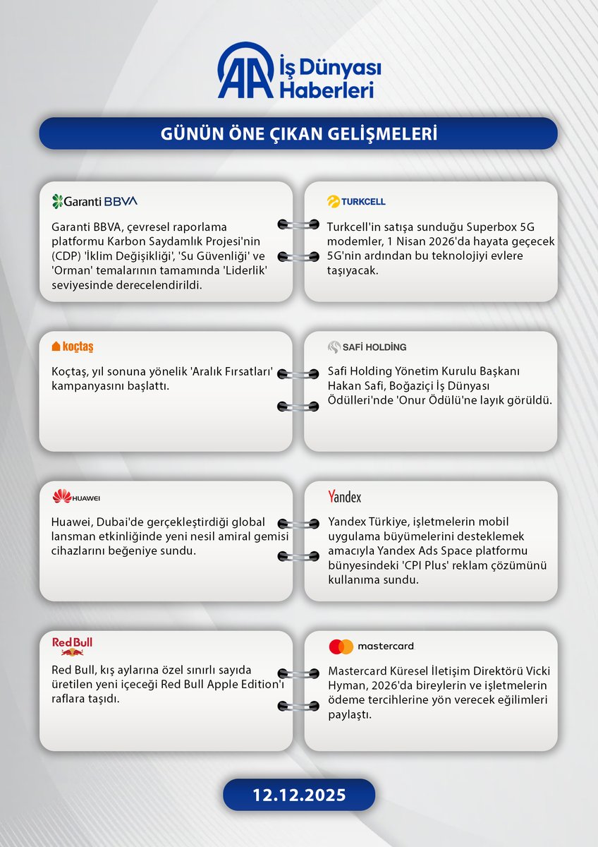 aa_isdunyasi's tweet photo. Şirketlerde günün öne çıkan gelişmeleri

Detaylar👇🏻

https://t.co/fMAcFOFEbv

#GARAN #TURCELL https://t.co/6lWpq5KVdB
