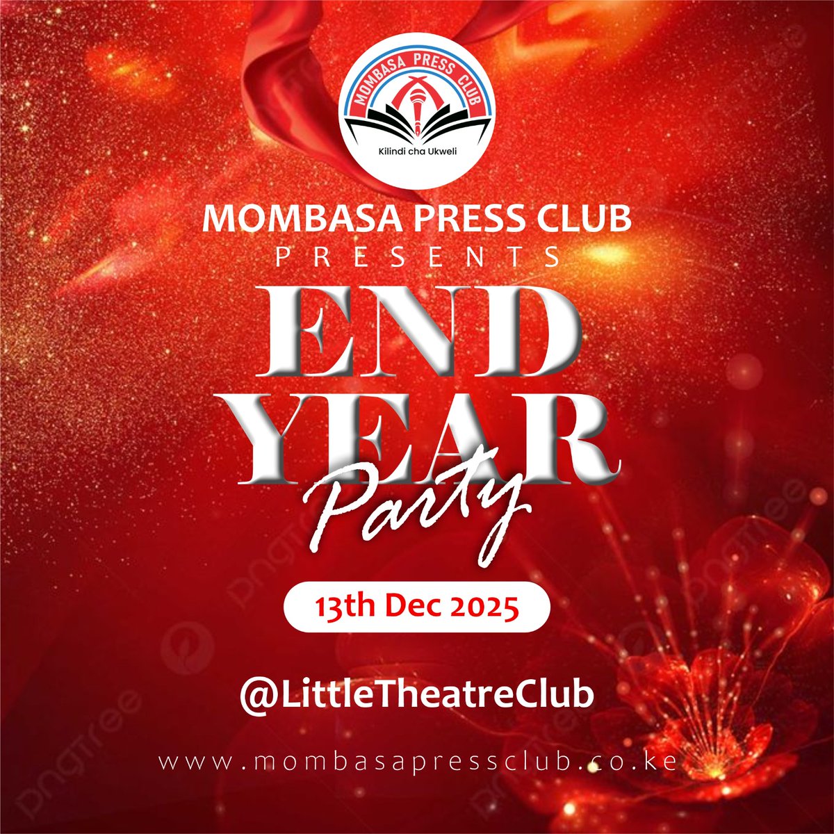 Cheers to growth, teamwork and a great year! 🥂
Mombasa Press Club End Year Party tomorrow at Little Theatre Club.