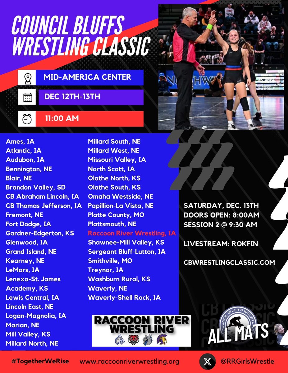 Let's Go Girls! @RRGirlsWrestle