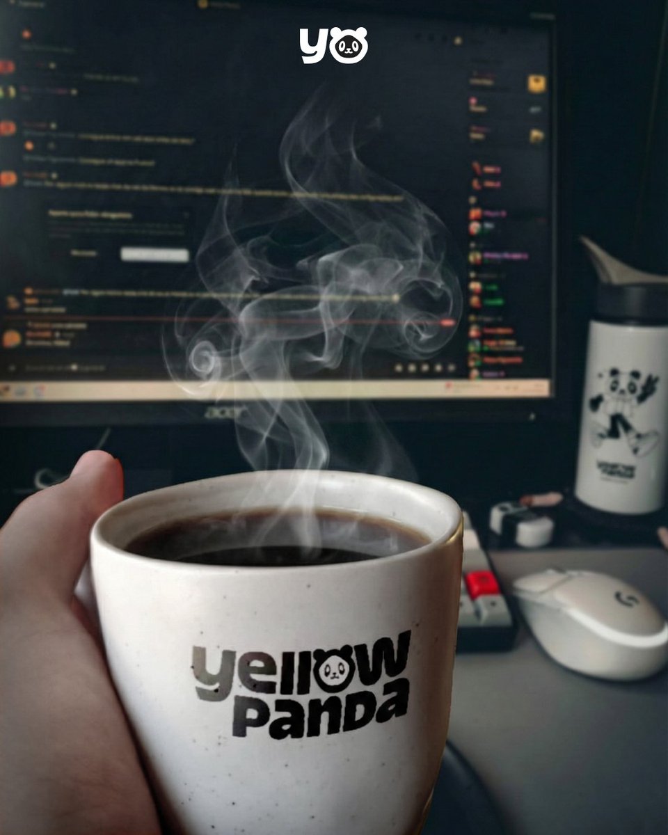 Warm coffee + remote Panda squad + projects taking shape = perfect Panda combo