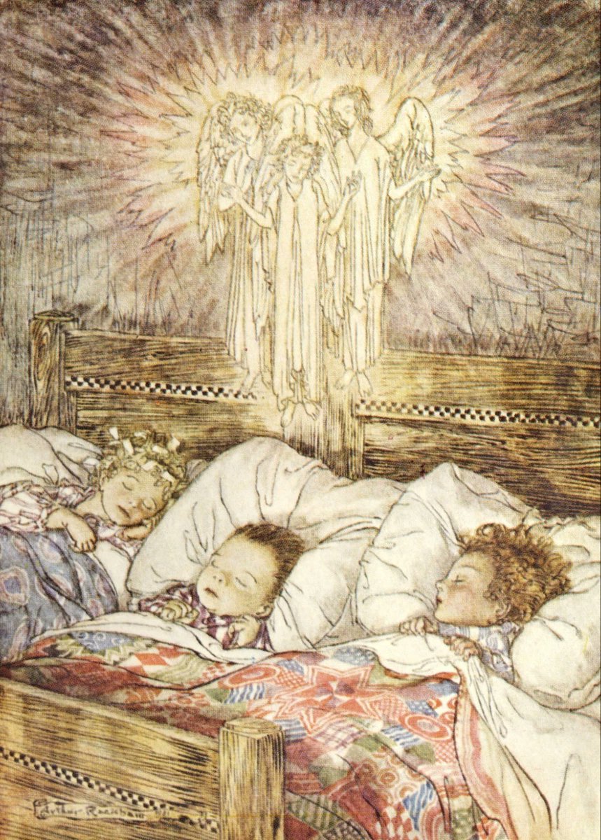From "The Night Before Christmas"🎄❄️

Arthur Rackham (1931)