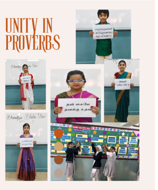 IS_Muscat's tweet photo. BHARATIYA BHASHA UTSAV
UNITY IN PROVERBS -DAY 4 https://t.co/RQp6adjSvU