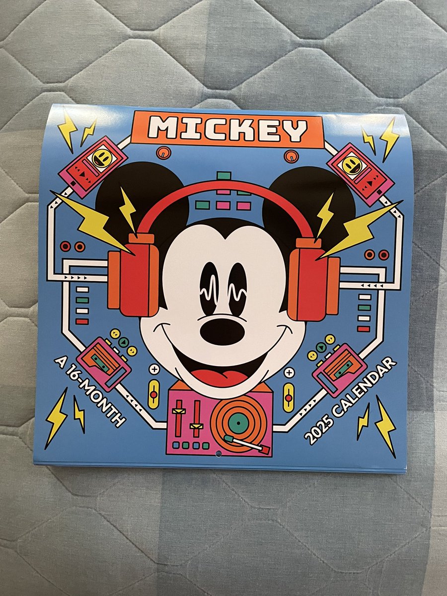 My Disney Stuff: 2025 Mickey Mouse Wall Calendar 

For the last several years I’ve had a Disney or Mickey Mouse calendar, but it never occurred to me to share one until now.