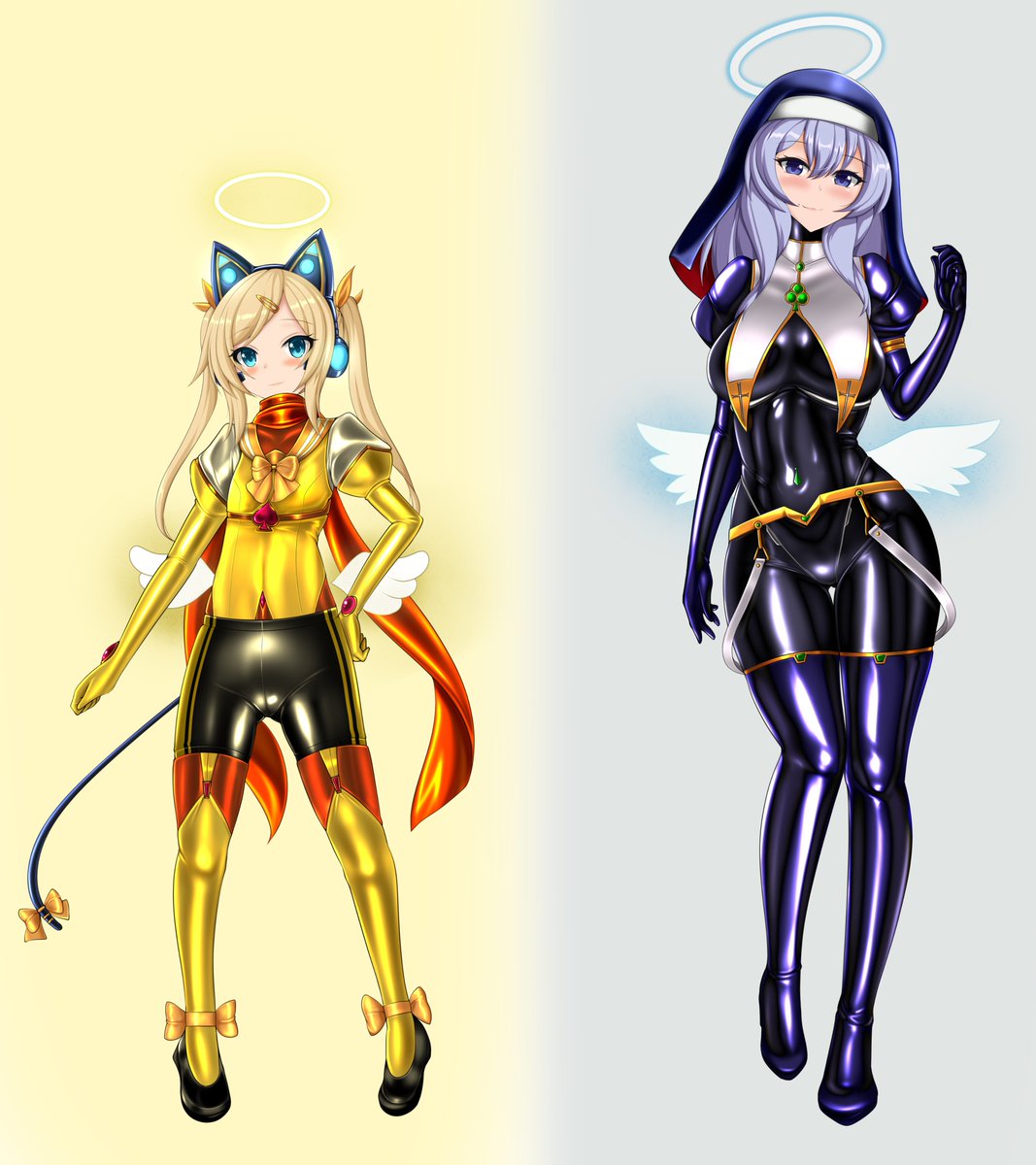 今まで描いた魔法天使ちゃん達
この娘達は、私の好きなタイプの娘に好きな衣装を魔法少女っぽくしたオリキャラ達です😊 