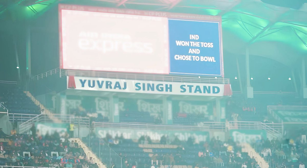 YUVSTRONG12's tweet image. To have a stand in my name at the New Chandigarh Stadium, in the state where my cricket journey began, is a feeling that’s hard to put into words.

A big thank you to the @pcacricket for this honour and for always backing the youth.

Grateful to Hon’ble CM @BhagwantMann ji for…