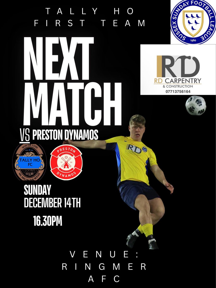 FcTally's tweet photo. 3 in 3🔥 But can we continue our good form in a tough Game against Preston dynamos In the Roy Terrington Cup🏆quarter finals😮💨 It’s a huge one for the lads!!!!! Get down there support the lads in black and white🖤🤍 #tallyho #Quarterfinals #joe6 #winorlosewereonthebooze🍻 https://t.co/aB5og8dgw9