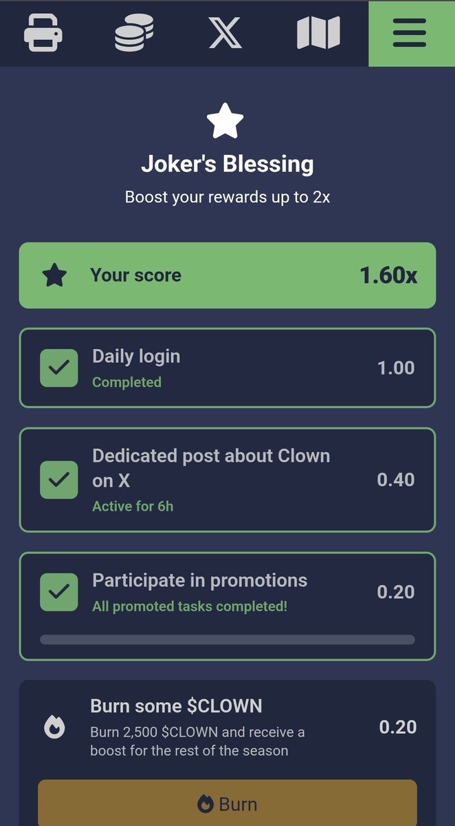 Im_dat_OG's tweet image. 💯 @clownitx continues to impress with its clean and user-friendly layout. Everything feels intuitive, from navigation to actions, making it easy for new users to settle in quickly. This simplicity is a big reason why interest in $CLOWN keeps rising steadily.