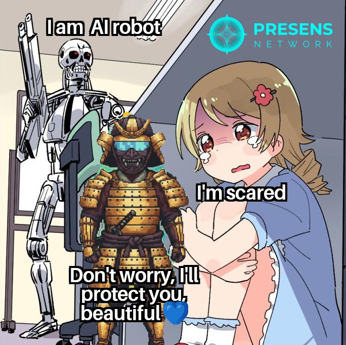 wendysukma99's tweet photo. Don't worry about the AI robot. 
I'll protect you, beautiful https://t.co/R8nlHJcJKj
