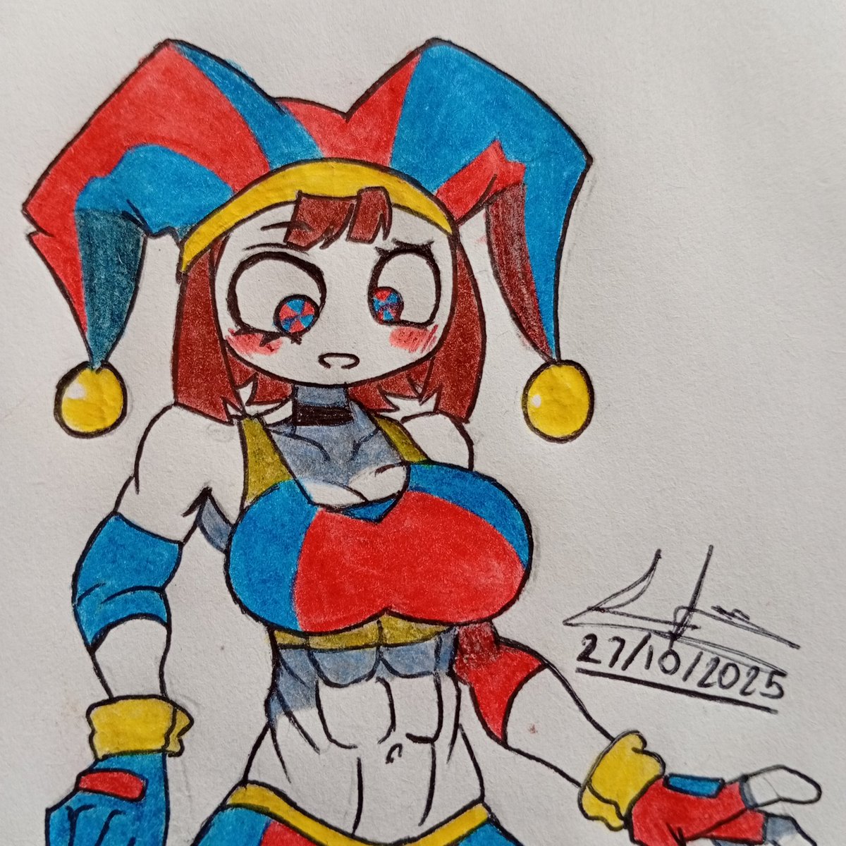 344Crossfer's tweet photo. Algunos dibujos de pomni fitness ;p #Pomni #DigitalCircus #TADC https://t.co/jzZe7ruanf