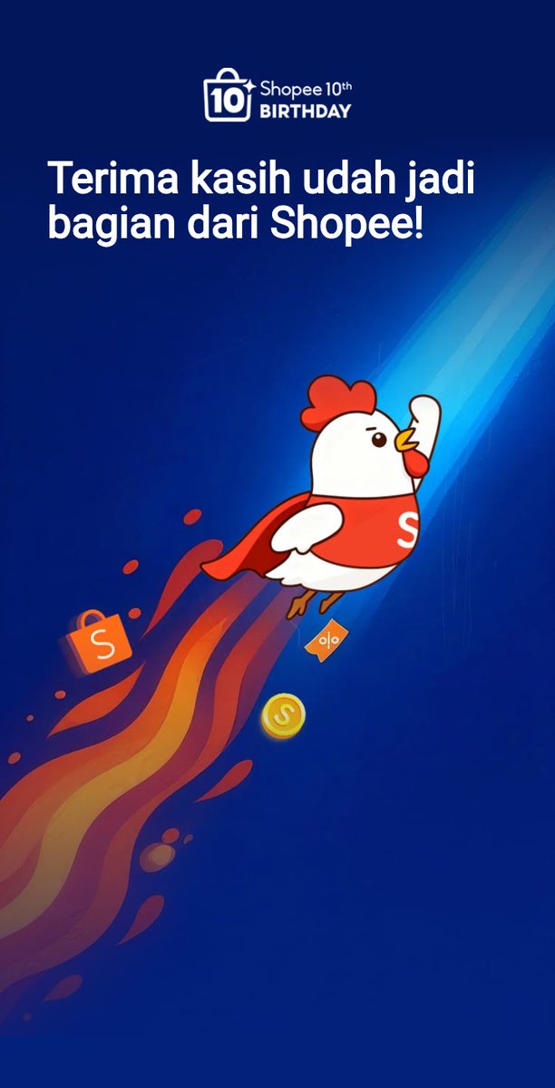 Penasaran kategori yang paling banyak kamu beli selama ini? Yuk, lihat momen Shopee-mu di sini! #10TahunBersamaShopee shp.ee/0xosjzzeckp