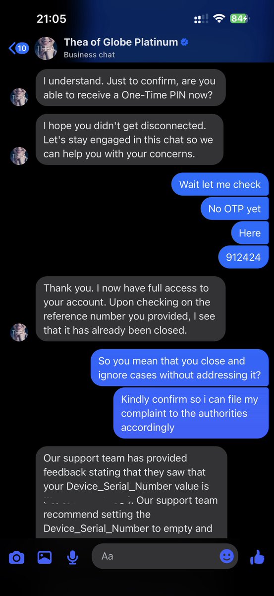 roventoaster's tweet photo. @enjoyGLOBE @DtiPhilippines @DICTgovph 

5/6

I tried calling them repeatedly and it turns out they have closed the ticket without even resolving the issue. On 05-Nov-2025 i visited Globe Store Rob Mag since my service that i am getting is not what I expect… https://t.co/n1ALxQxxEm