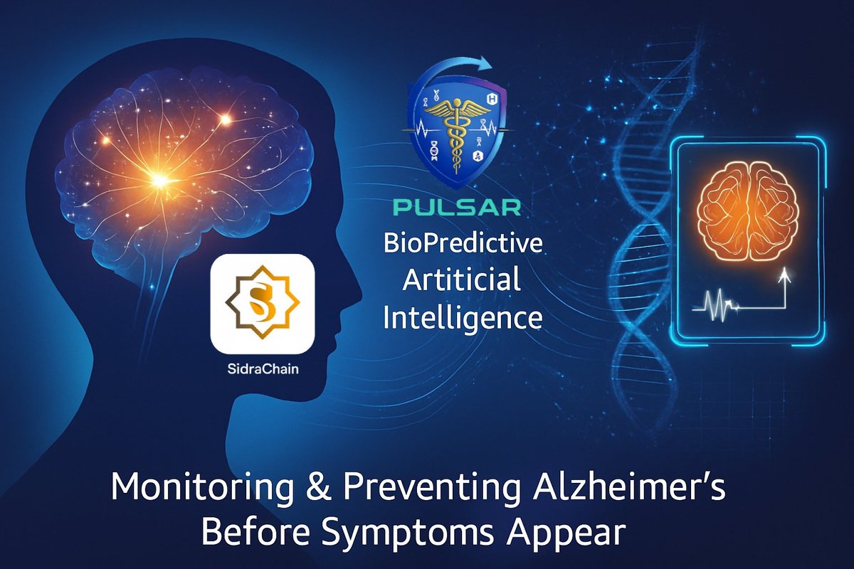 YeversonGomez's tweet photo. 🧠 #Neurodegenerative #Drift starts years before memory loss.
#PULSAR uses #Biopredictive #AI to spot the earliest #Alzheimer's #brain changes, #inflammation, sleep patterns & #stress data, up to 10 years early.
Link:
https://t.co/hgrYcVzzQT
#MedTech #Sidra #SDA #SidraChain $Pi https://t.co/TD1nW2tZBv