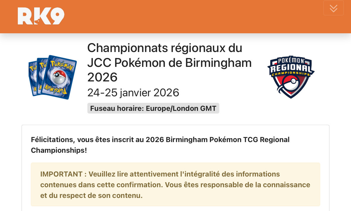 Au final j’ai réussi à avoir une place ! Time to shine !