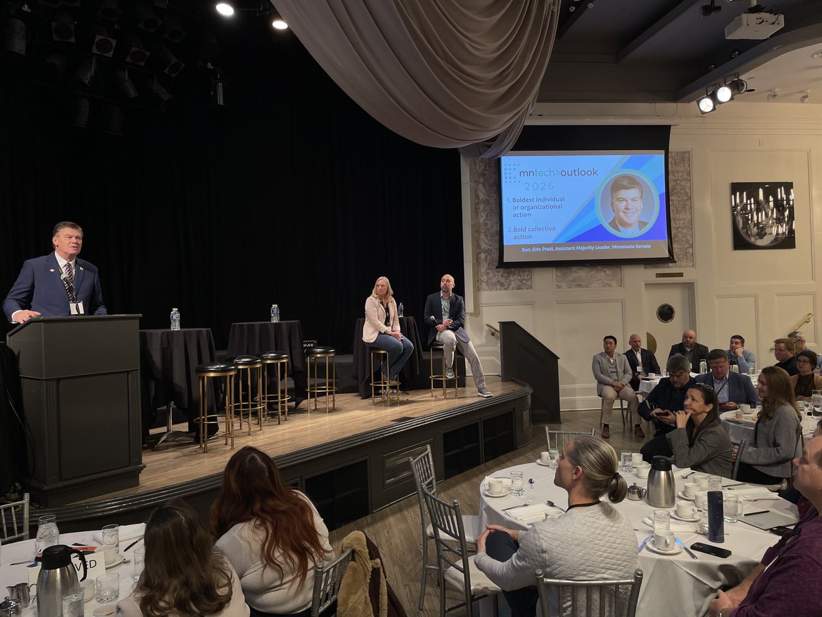 Yesterday I had the pleasure of being a panelist at Minnesota Technology Association’s annual MnTech Outlook event. My main point of focus was workforce development and how to e can rethink how to prepare and inform kids of post-secondary options available to them. One thing the