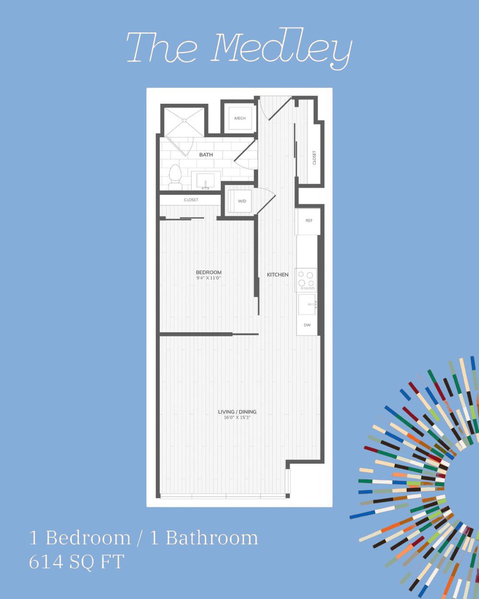 CityMarketatO's tweet image. Solo living at its finest. ✨This one-bedroom home in The Medley is the perfect space to be your next sanctuary in the city. Explore our full range of available homes and find the ideal floor plan for you: bit.ly/3NZUjSm.