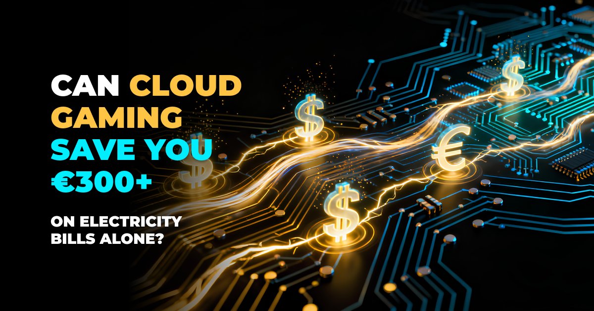 Boosteroid_main's tweet image. Can cloud gaming save you hundreds on electricity?

If you’re gaming in Europe, running a high-end PC 120 hours a month can cost 24-30 € just for electricity, adding up to 288-360 € per year. Even mid-range builds add up.

Switching to cloud gaming on Boosteroid changes the…