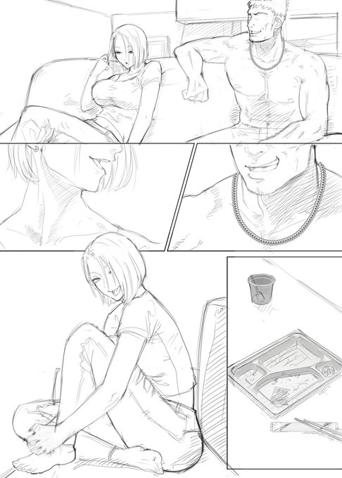 密かに悪巧みをする寝取り癖のあるDQN夫婦。 