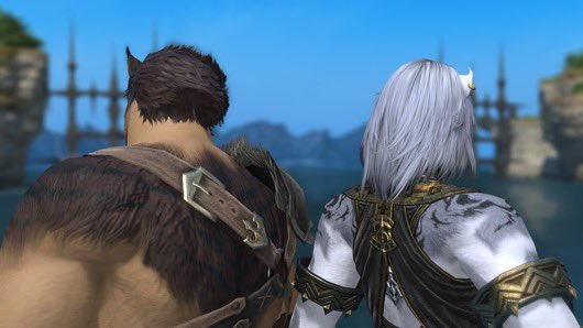aitaikimochi's tweet image. New Viera and Hrothgar hairstyles available in FFXIV 7.4!