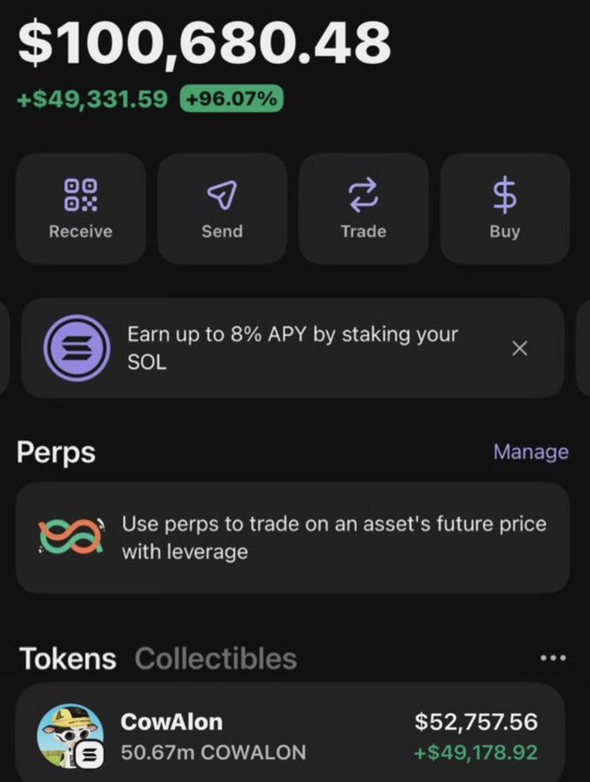 Coinbank2100's tweet photo. $COWALON is skyrocketing 🚀🚀 printing massive profits on my alpha telegram group 🚀

If you’re in my  tg group your copy trade would have been on same profit as I am.

#Solana #Memecoin #tism #imagine #charity #mythra #NBA #Dice #Ani #Debt #bonk #bucky #bonkyo #lore #vine #momo https://t.co/HYqJi06KH9