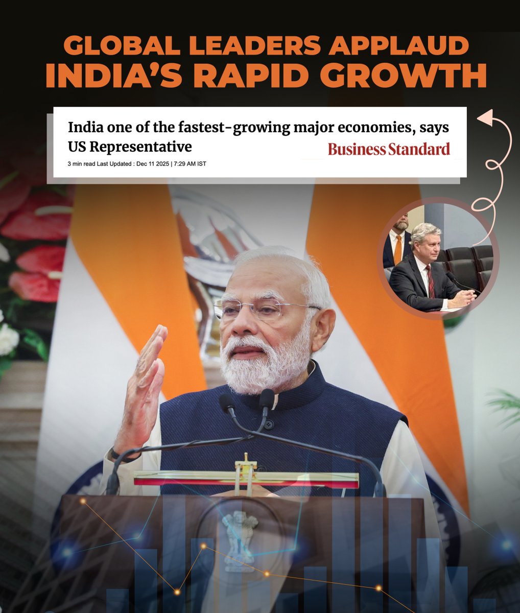 𝐆𝐥𝐨𝐛𝐚𝐥 𝐥𝐞𝐚𝐝𝐞𝐫𝐬 𝐜𝐚𝐧’𝐭 𝐬𝐭𝐨𝐩 𝐩𝐫𝐚𝐢𝐬𝐢𝐧𝐠 𝐈𝐧𝐝𝐢𝐚’𝐬 𝐠𝐫𝐨𝐰𝐭𝐡 𝐬𝐭𝐨𝐫𝐲 🌍📈🚀

Under PM Modi, India is shaping its future with innovation, confidence, and worldwide admiration. 🇮🇳