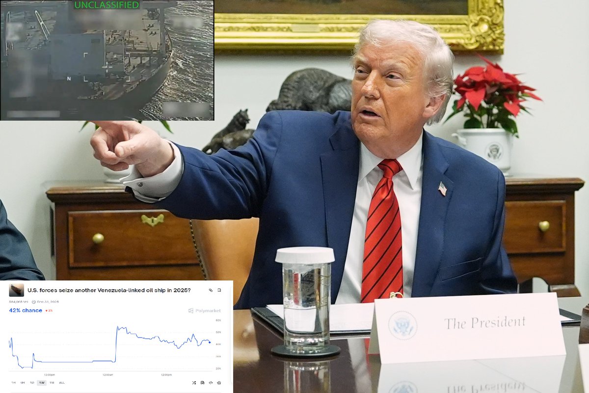 U.S. forces seize another Venezuela-linked oil ship in 2025?

42% on Polymarket