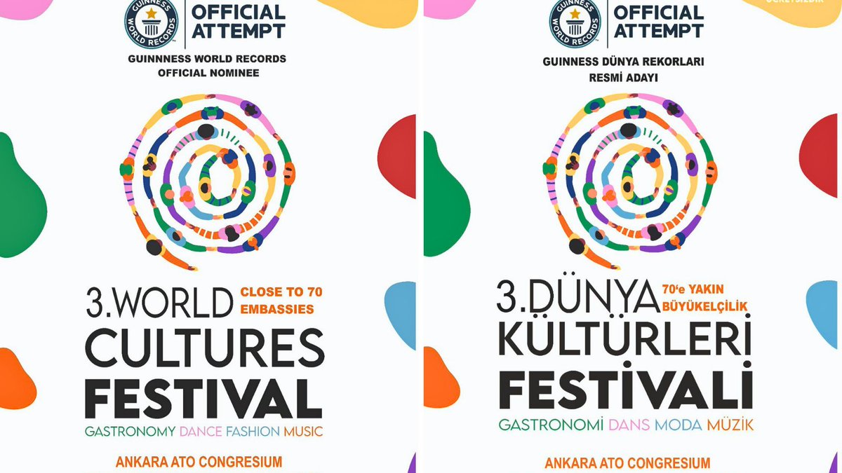 The Embassy of India in Ankara is excited to join the 3rd #WorldCulturesFestival at ATO Congresium in Ankara from 12 to 14 December 2025.

Stop by the India Booth to chat with us and enjoy a warm cup of authentic Indian tea.

📍 Date: 12-14 December 2025
🕙 Time: 10:00 - 20:00