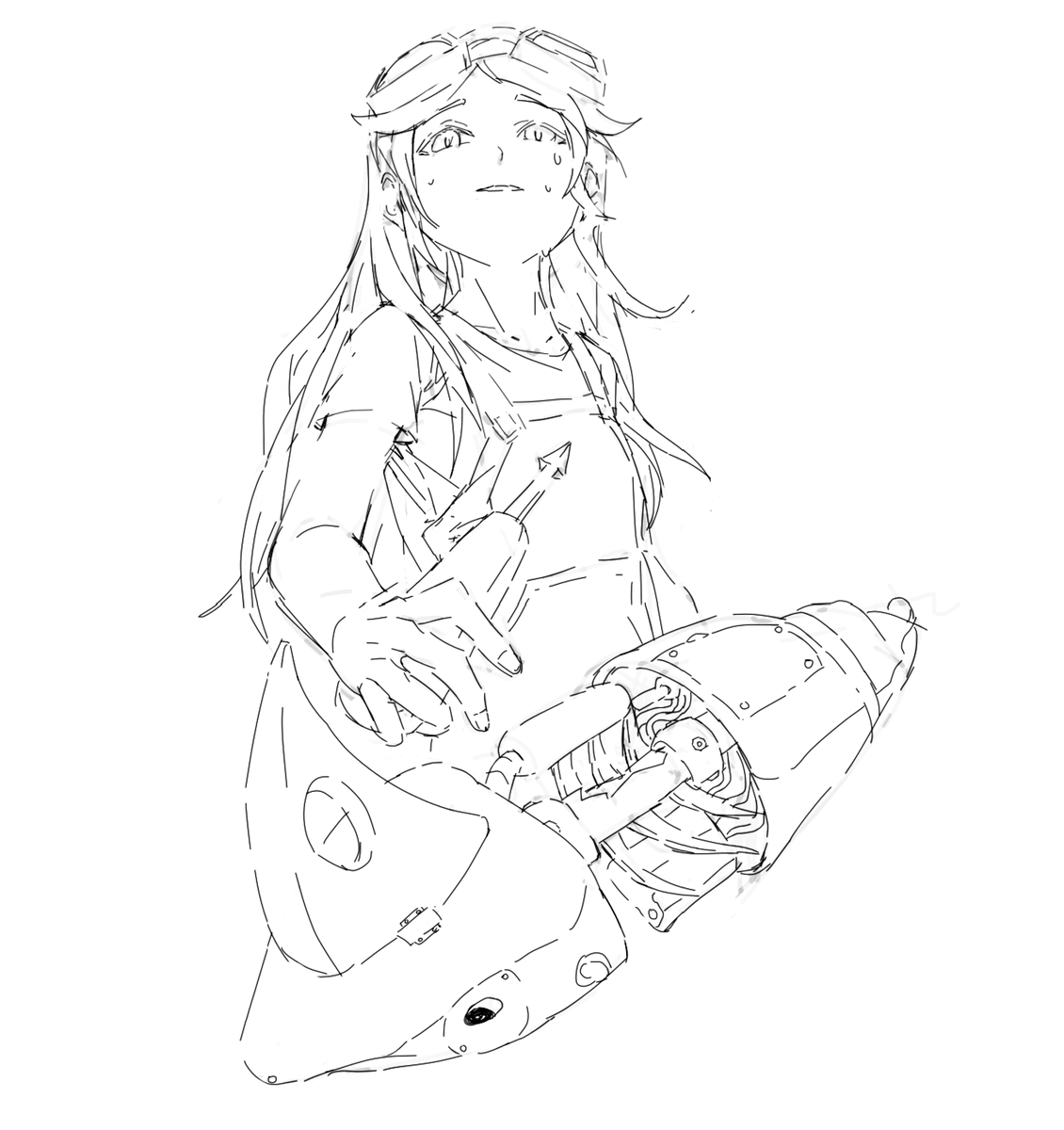 Xueone_'s tweet photo. 21_NOV_2025(5) 
#illustration #スケッチ https://t.co/cpjkJHmaLC