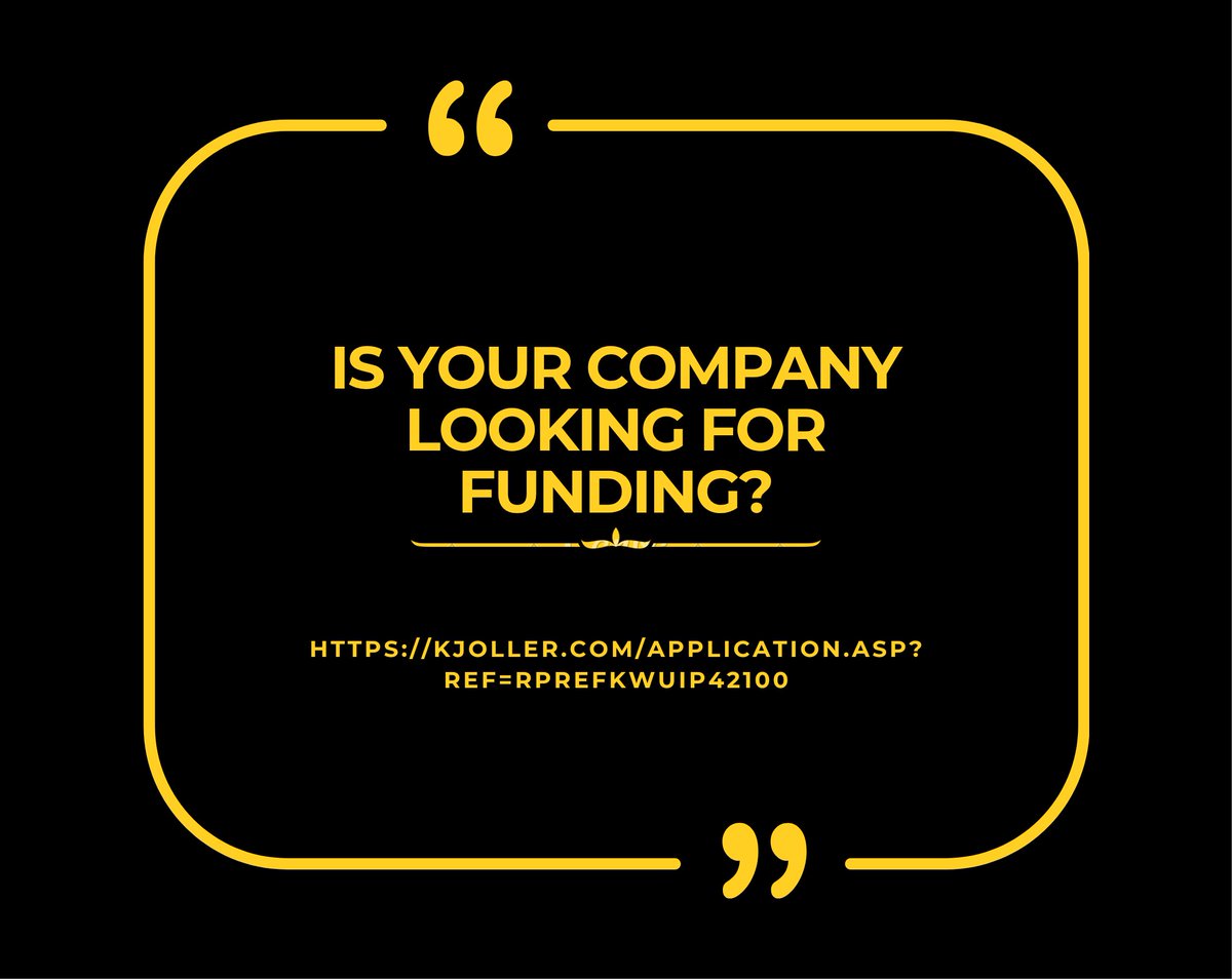 flonaf9's tweet photo. https://t.co/n1DL0QMmAS
Kjoller is seeking for Ambitious business owners and companies to fund them.Kindly please submit in your proposal and let your business thrive. https://t.co/mK6vfI1DKA