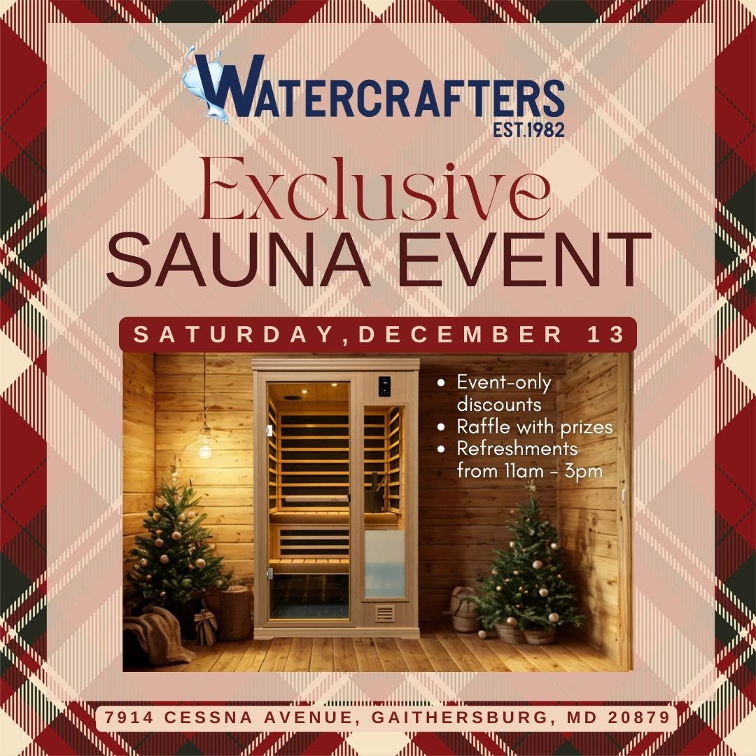 Join us tomorrow at the Sauna Event at Watercrafters! Get ready for exclusive savings, exciting prizes, and tasty refreshments. We can't wait to see you there! #SaunaEvent #SpecialOffers #RefreshmentsIncluded #Watercrafters #FinnleoSaunas