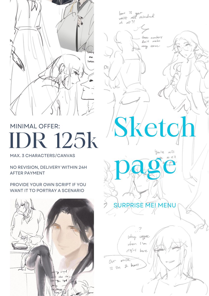 ngararintip's tweet image. hiii i'm debuting new express cm menu 🫡 tos remain the same with my regular menu, which i'll also be taking also (last batch before i update the price...!)