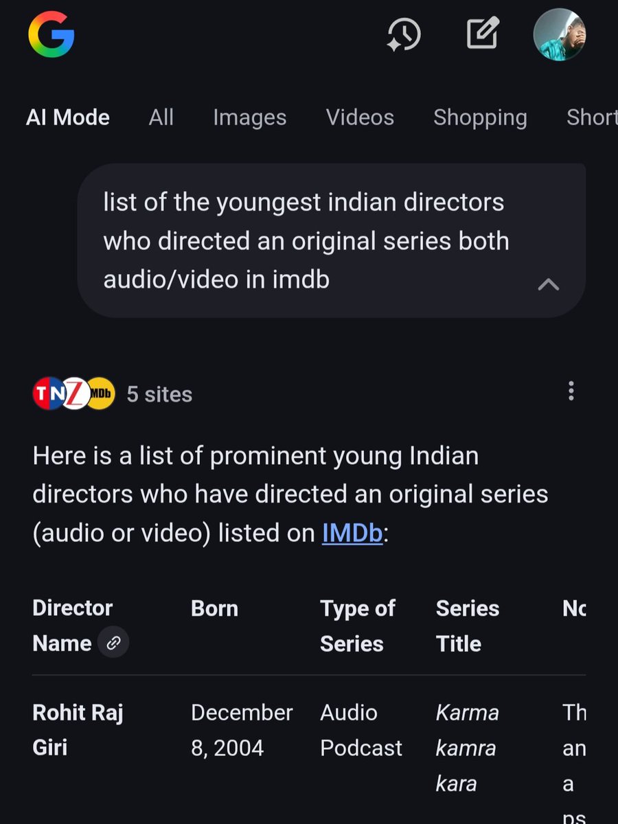 PhotoworksRohit's tweet photo. As 2025 youngest indian 🇮🇳 director who directed an original series listed on @IMDb 🏆 https://t.co/1cqllF7W8z
