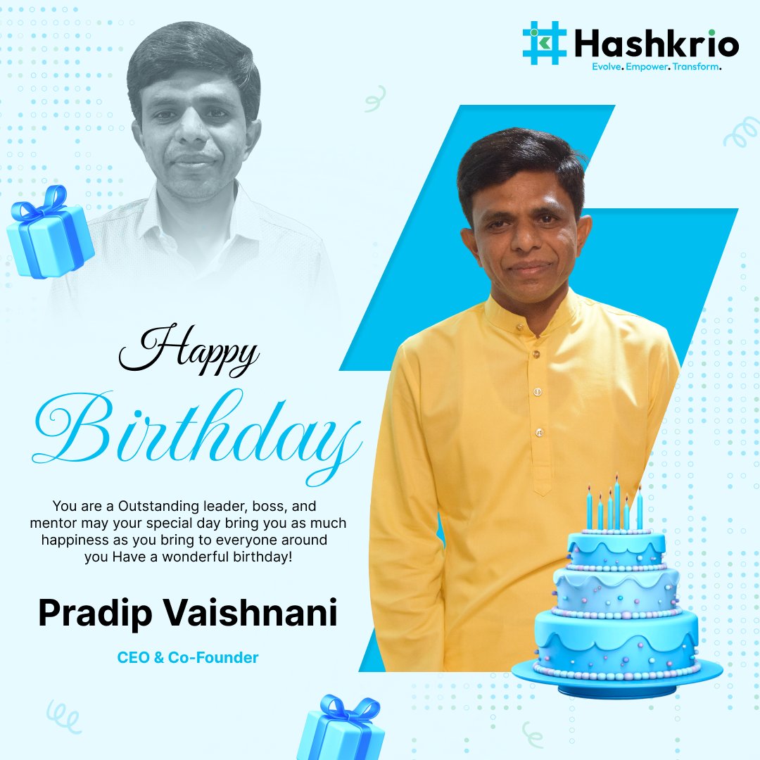 hashkrio's tweet photo. 🎉🎂 Happiest Birthday, @Pradip! 🎂🎉
✨ 𝐂𝐨-𝐅𝐨𝐮𝐧𝐝𝐞𝐫 of @Hashkrio | The 𝐌𝐚𝐬𝐭𝐞𝐫 of 𝐃𝐞𝐬𝐢𝐠𝐧𝐢𝐧𝐠✨

Cheers to many more creative milestones ahead! 🥳💐
#HappyBirthday #CoFounder #Inspiration #Leadership #DesignExpert #CreativeLeader #WorkplaceCulture https://t.co/IlNsVQrOcG