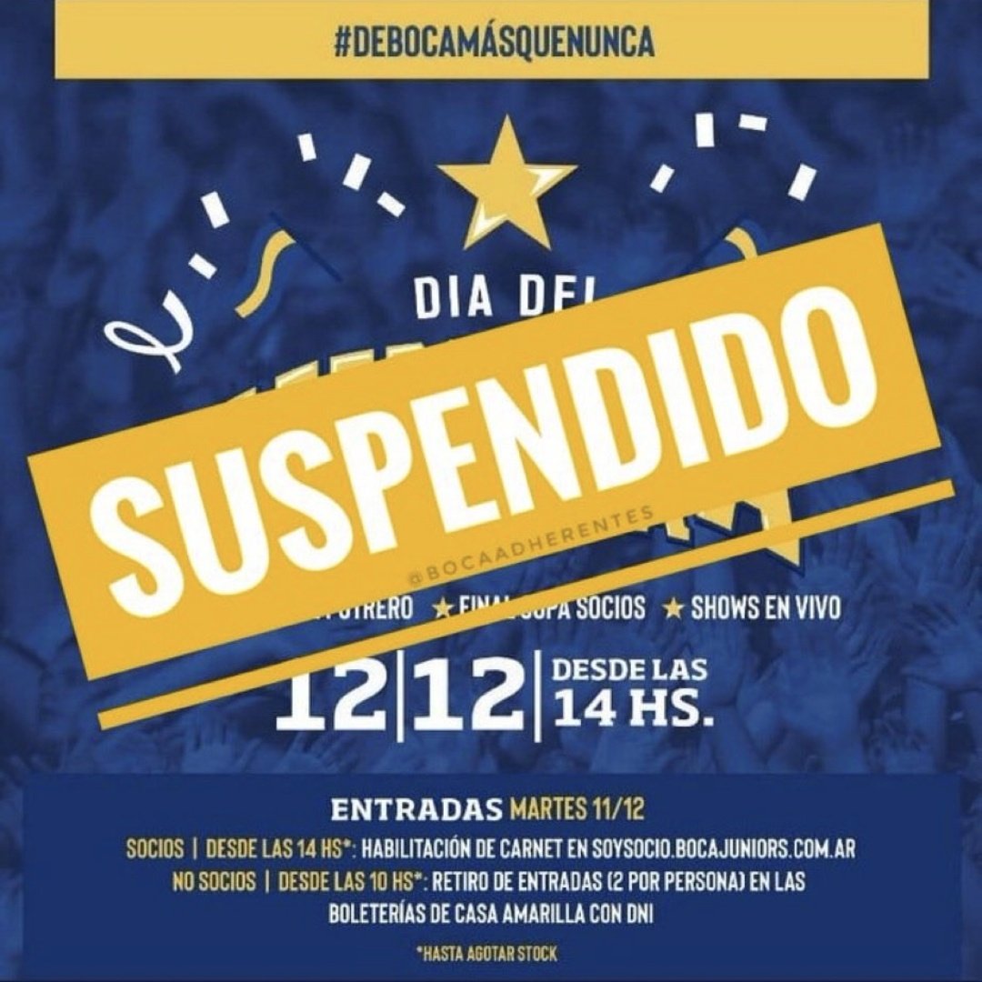 abertini1's tweet photo. Feliz día del hincha de boca https://t.co/iJFFDsB3VB