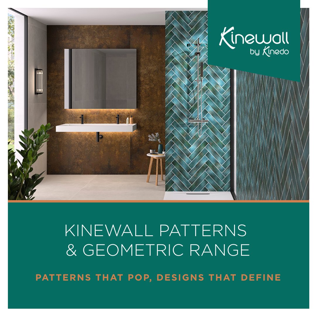 Kinedo_UK's tweet image. Bold shapes, vibrant patterns, endless possibilities. ✨

From hexagons to herringbone, the Kinewall Patterns &amp;amp; Geometric collection lets you create a space that’s uniquely you. 🎨

kinedo.co.uk/content/22-kin…

#kinewall #wallpanels #herringbone #bathroomwall